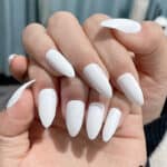 Faux Ongles Blanc Long