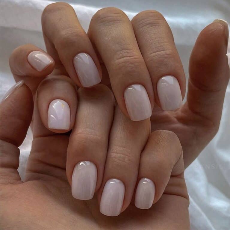 Faux ongles blanc transparent