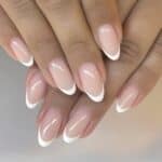 Faux ongles bout blanc