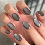 Faux ongles gris