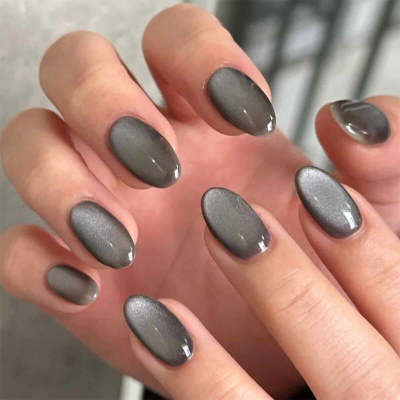 Faux ongles gris