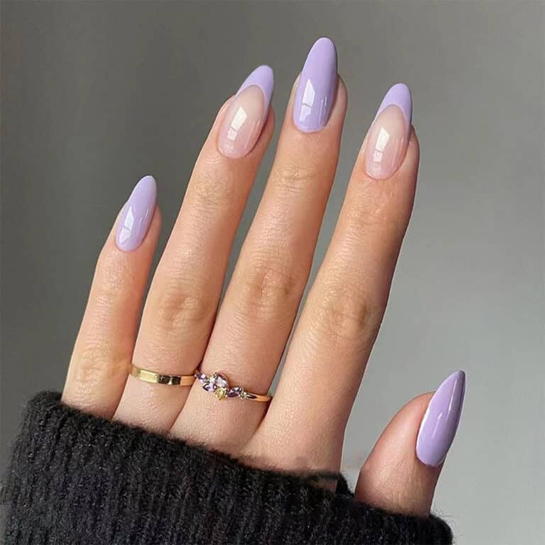 Faux ongles lila