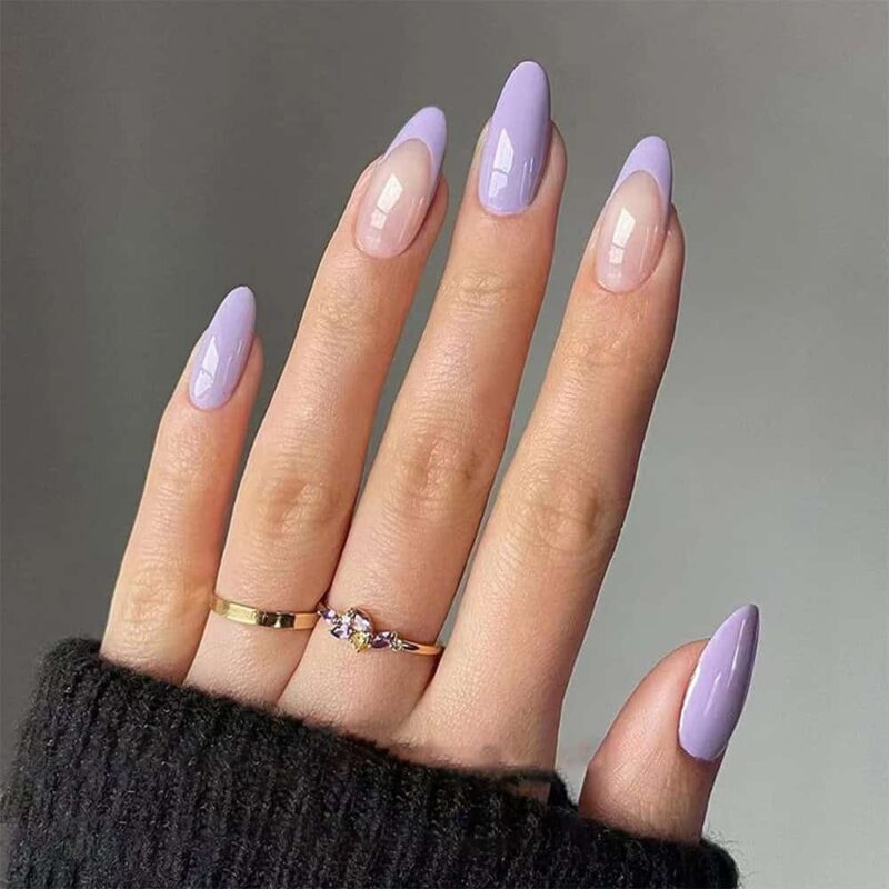 Faux ongles lila