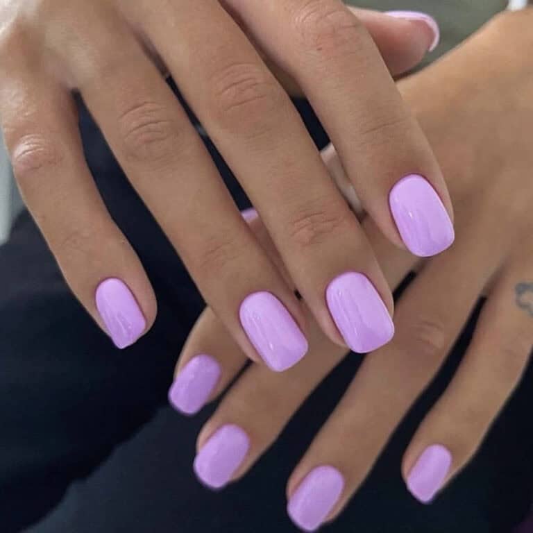 Faux ongles mauve pastel
