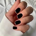 Faux ongles noir court
