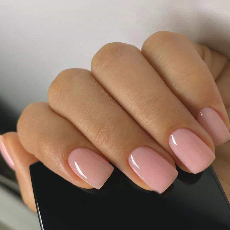 Faux ongles rose clair