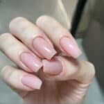 Faux ongles rose nude