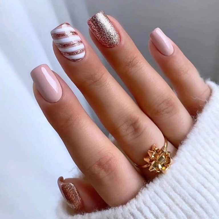 Ongles noël simple